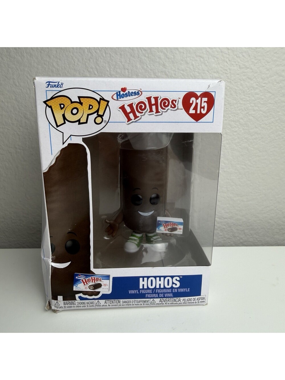 Funko Pop! Hostess HoHos #215 Ad Icons Vinyl Figure Rare Collectible Damaged Box